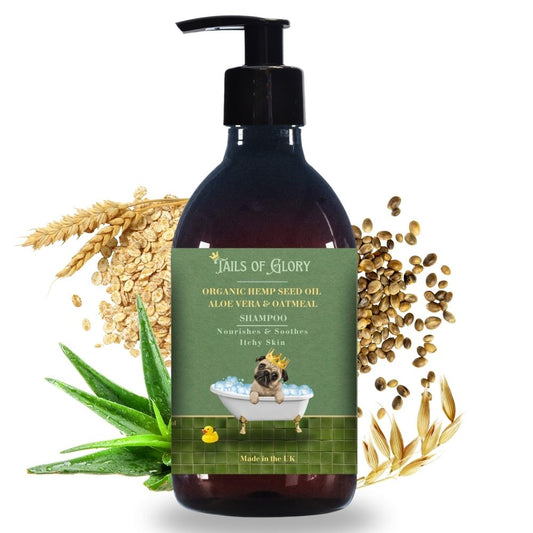 All Natural & Organic Hemp Seed Oil Dog Shampoo 300 ml