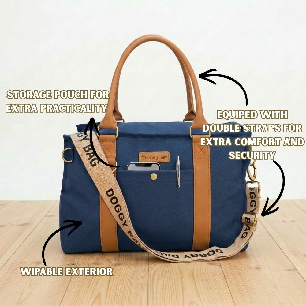 Stylish Dog Bag - Blue