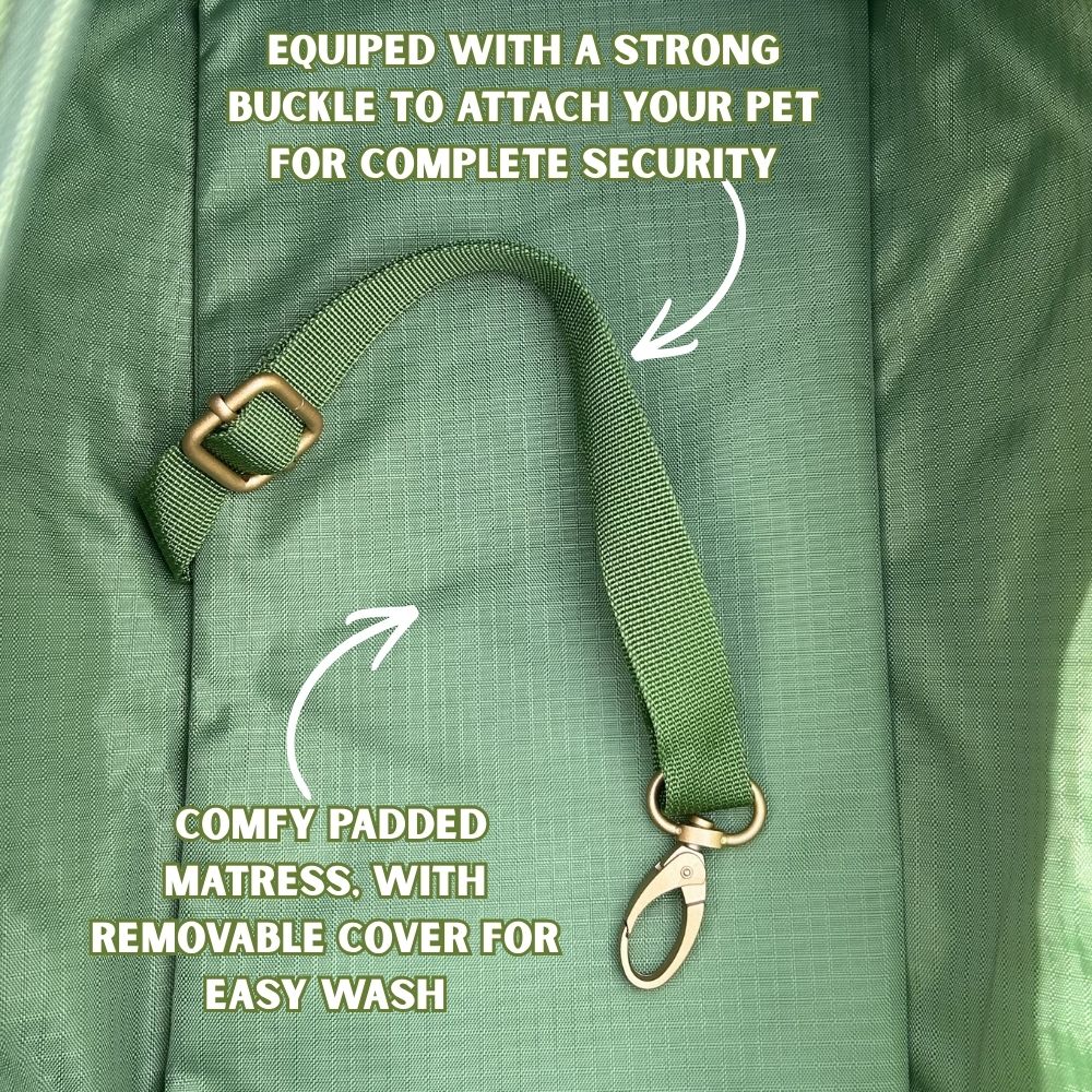 Stylish Dog Bag - Green