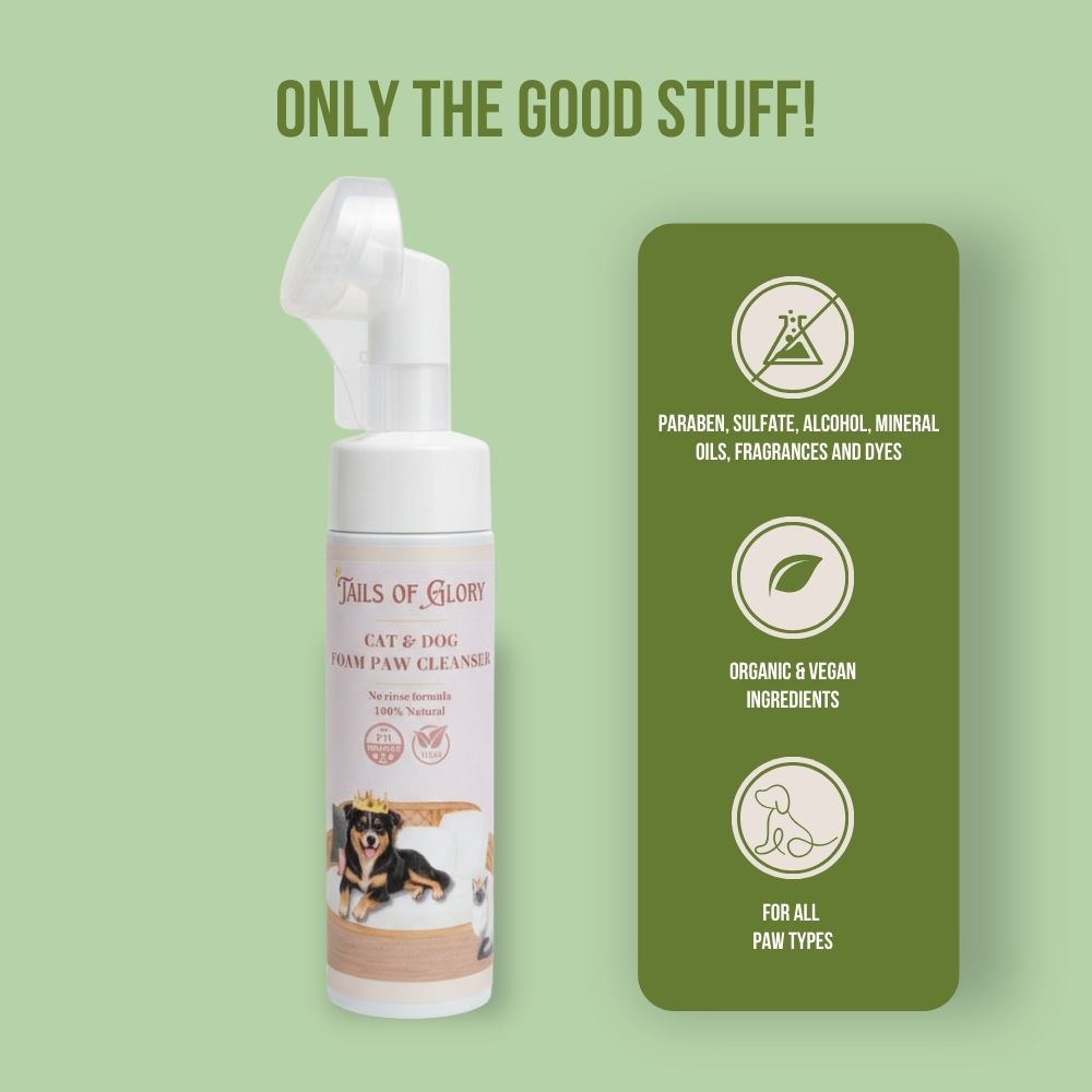 Dog & Cat No-Rinse Paw Cleaner - 200ml