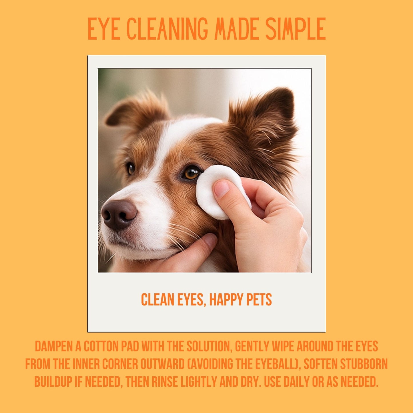 Natural Eye Cleaner for Dogs & Cats – 100ml