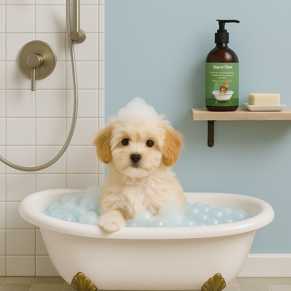 Shampoing pour chien à l'huile de graines de chanvre 100% naturelle et biologique 300 ml