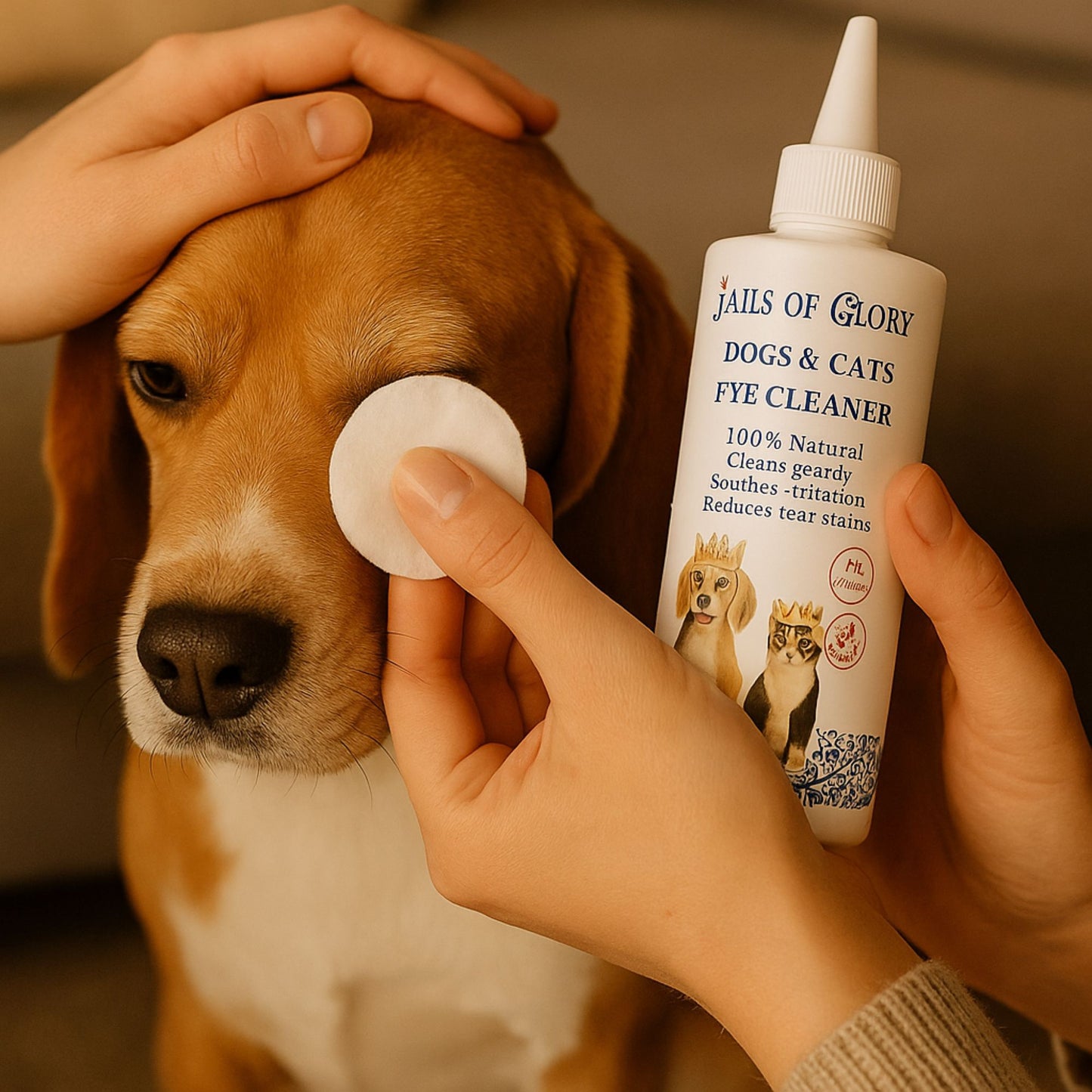 Natural Eye Cleaner for Dogs & Cats – 100ml