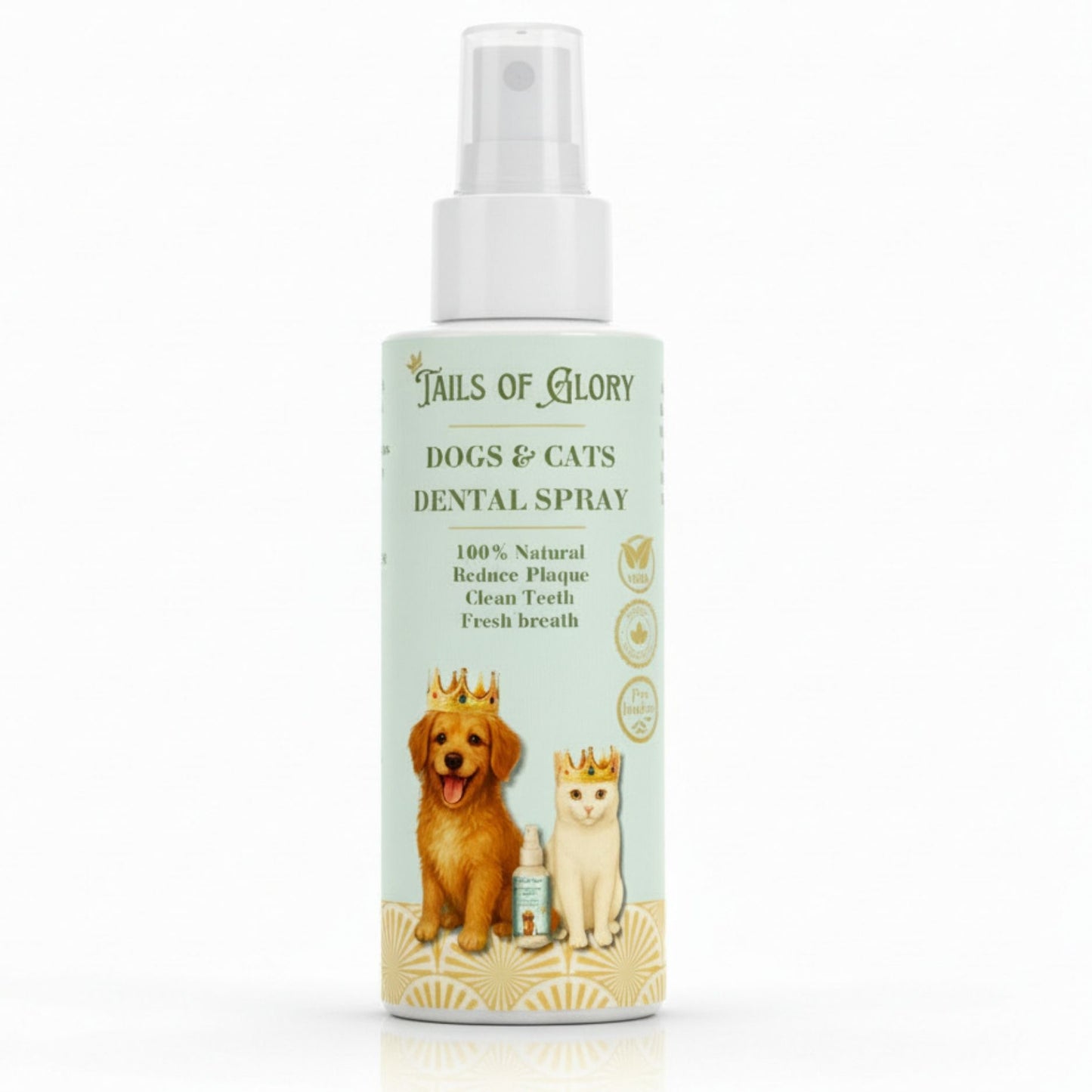 All Natural No-Brush Dental Spray for Dogs & Cats