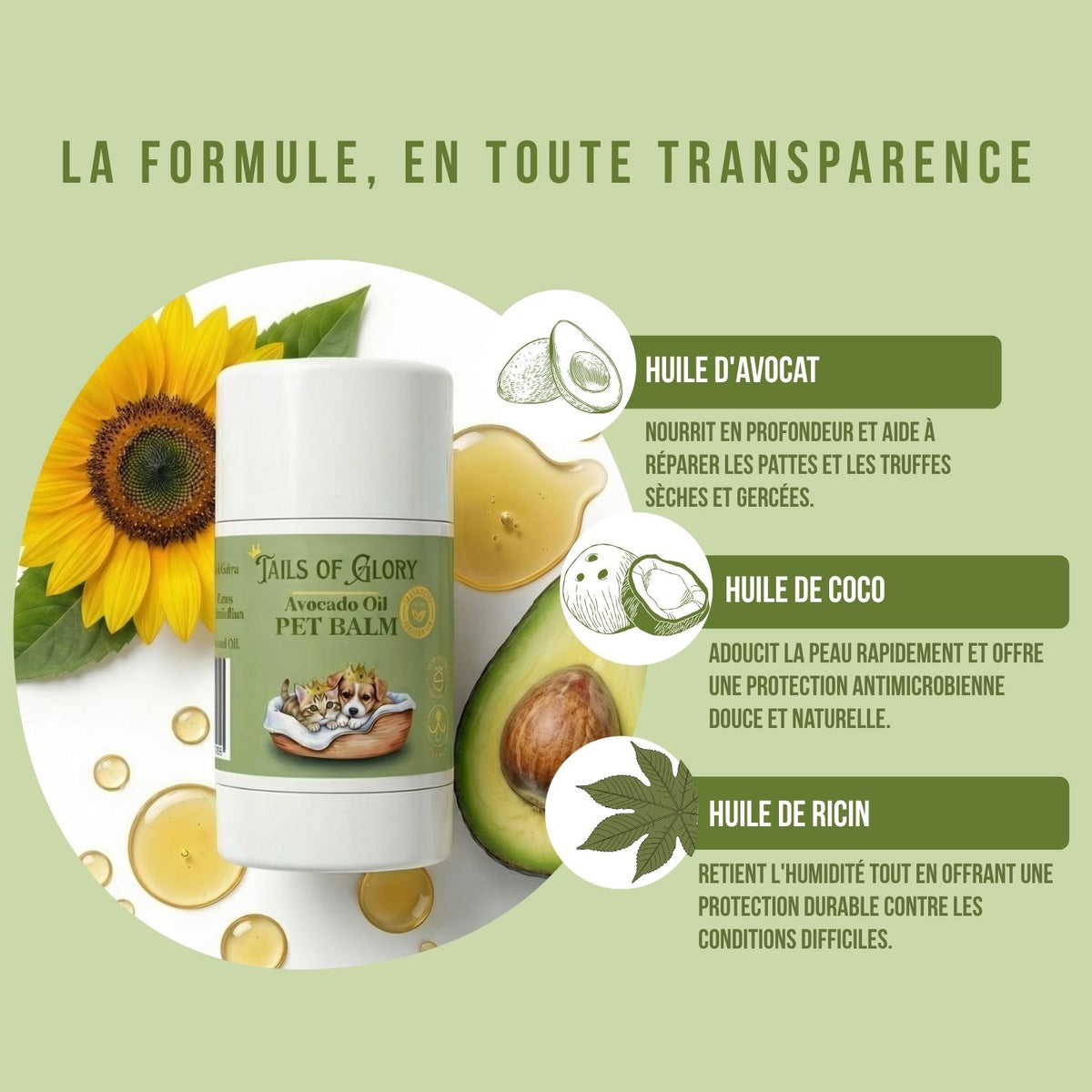 Baume Botanique pour Chien en Stick 30 g