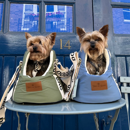 Dog Carrier Bag : Travel and sleeping bag for dogs up to 8 Kilo, Blue