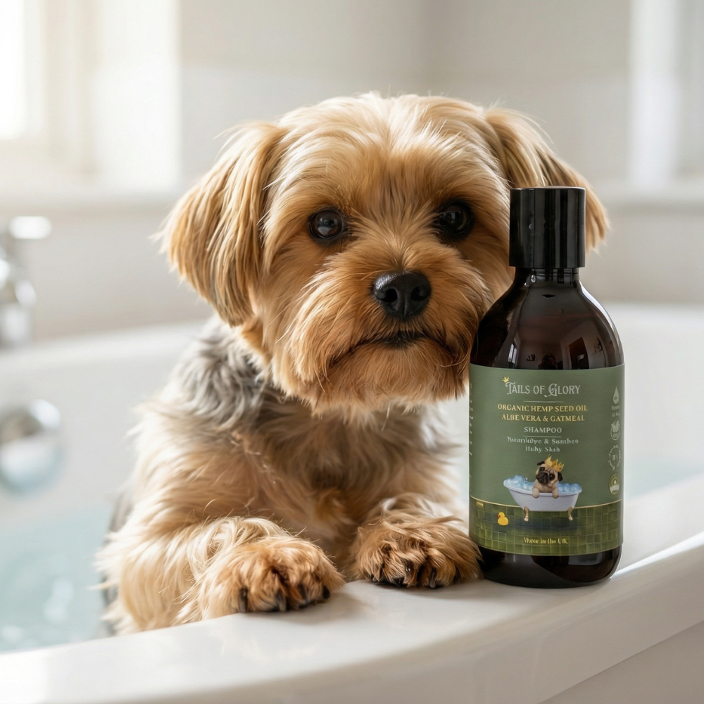 All Natural & Organic Hemp Seed Oil Dog Shampoo 300 ml